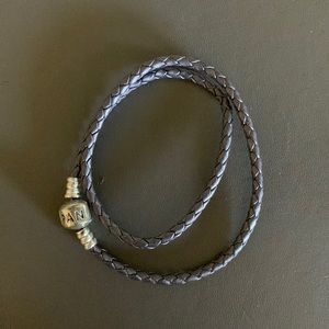 Pandora Leather Wrap Bracelet
